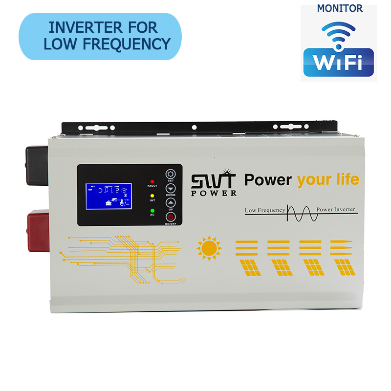 Batería de litio 3000 Watt Pure Sine 48v dc ac inversor cargador 120v 110v 240V 2220v inversor monofásico fuera de la red
