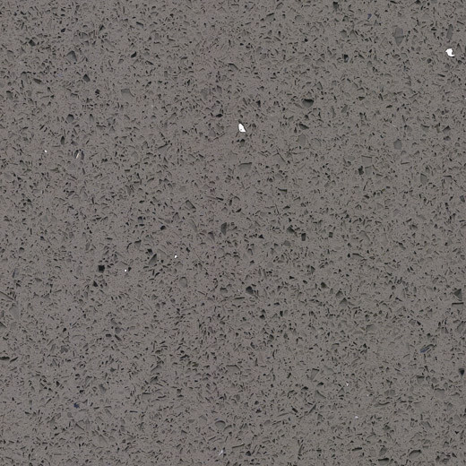 Losa de cuarzo gris oscuro estelar OP1807 de la fábrica de China
