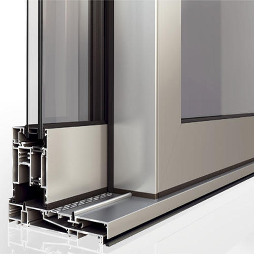 2021 Nuevos productos Serie de rotura de puente térmico personalizada Extrusión de marco de ventana de aluminio
