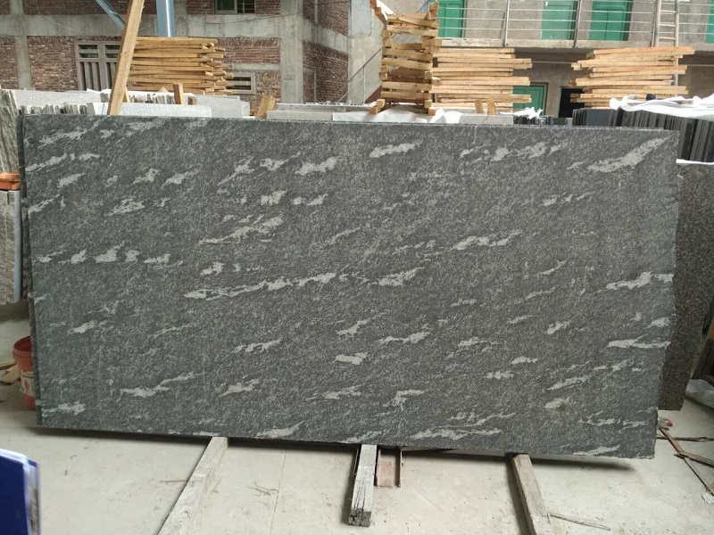 Losas de granito gris nieve tamaño personalizado granito gris
