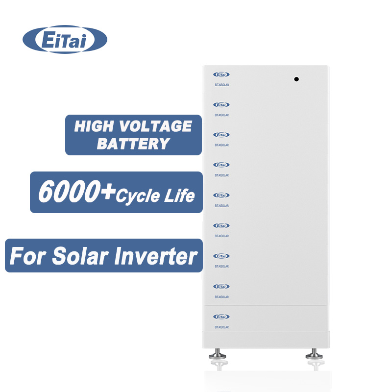EITAI 500v Batería de alto voltaje Lifepo4 30kwh 10KWH 20KWH 30KWH Batería solar para uso en sistemas híbridos
