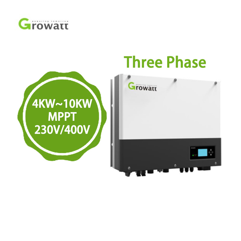 Inversor solar híbrido Growatt SPH5000 SPH6000 5000W 6Kilowatt monofásico trifásico para sistema fotovoltaico híbrido
