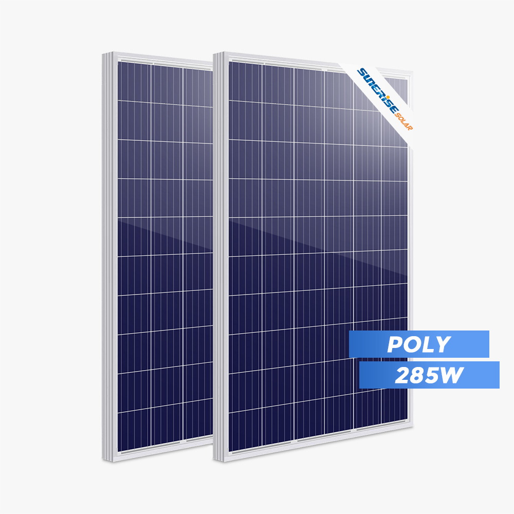 Precio del panel solar policristalino de alta eficiencia de 285 vatios

