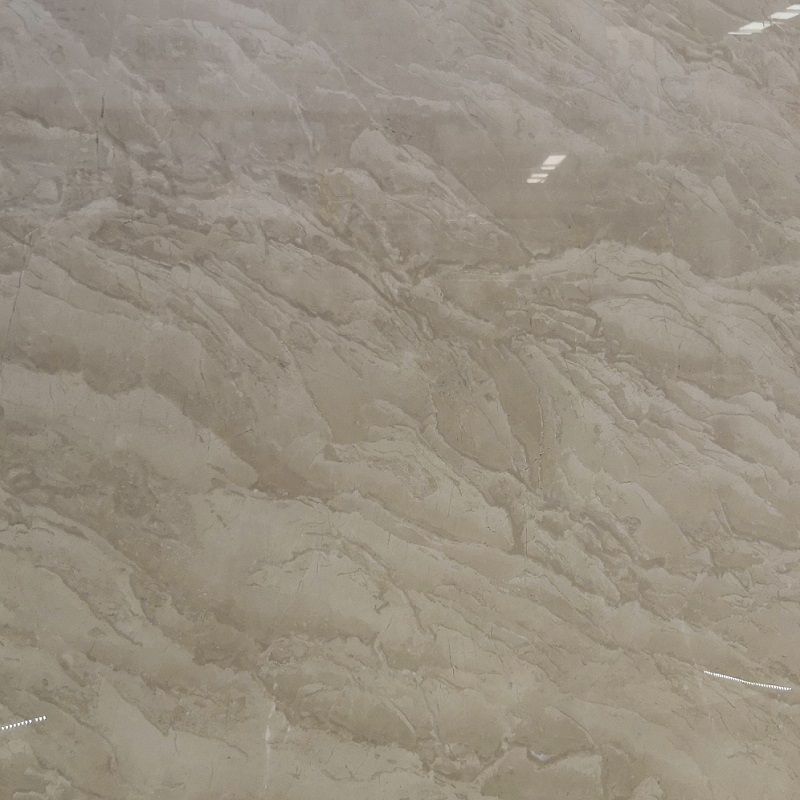 Losa de mármol beige Amasya de Turquía pulida
