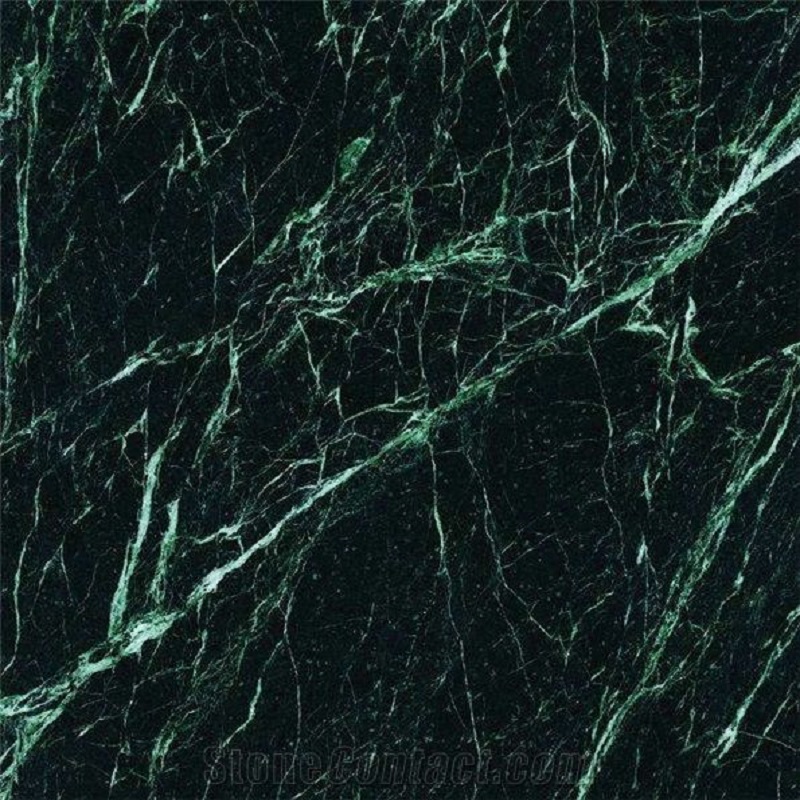 Losas de mármol verde oscuro italiano Verde Alpi
