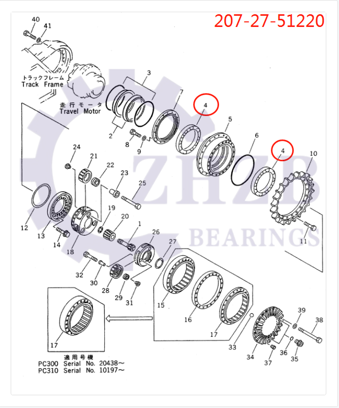 PARTES komatsu