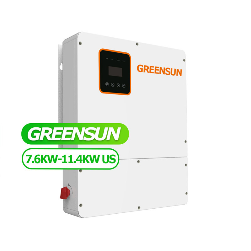 Inversor de almacenamiento residencial estándar de EE. UU. de alto voltaje de batería 7.6KW 9KW 10KW 11.4KW con UL
