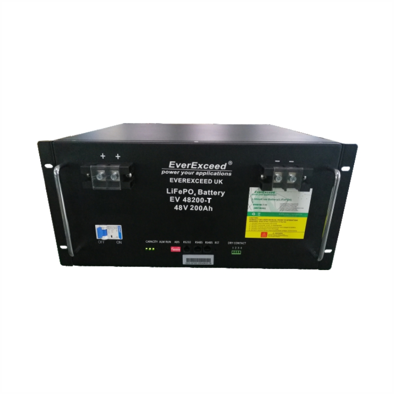 Batería de terminal frontal de larga duración 48V 200ah para sistema de telecomunicaciones solar /UPS/
