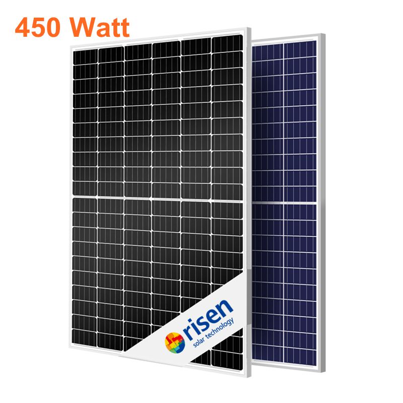 Módulo fotovoltaico monocristalino de media celda de 450W de panel solar levantado 430W 440W 450Watt a la venta
