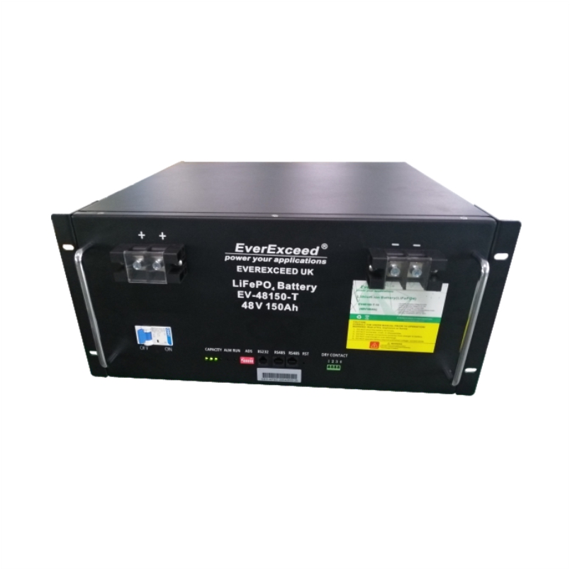 Aprobación UL 48V 150ah Batería de iones de litio LiFePO4 para telecomunicaciones, comunicación, BTS
