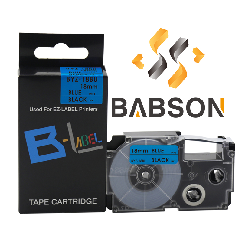 Uso de cinta de etiquetas XR-18BU (BS-18BU) para Casio KL-120/KL-60/KL-7400
