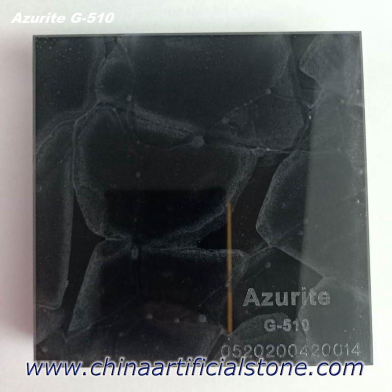 Paneles de vidrio de jade negro Azurite G-510