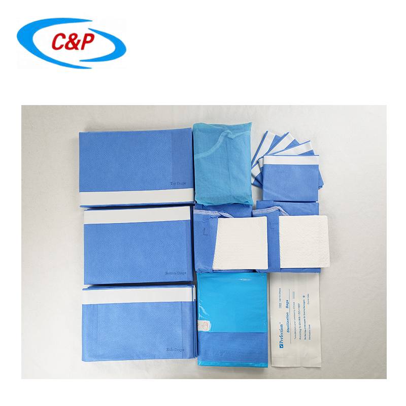 Fabricante de kits de paquetes de cortinas quirúrgicas universales médicas desechables
