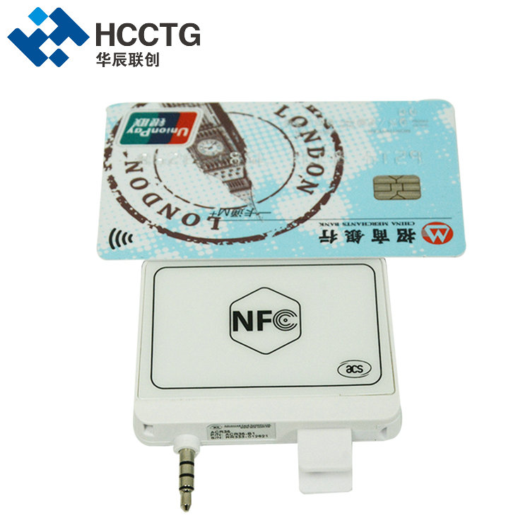Interfaz de conector de audio de 3,5 mm Lector de tarjetas móvil NFC ACR35-B1
