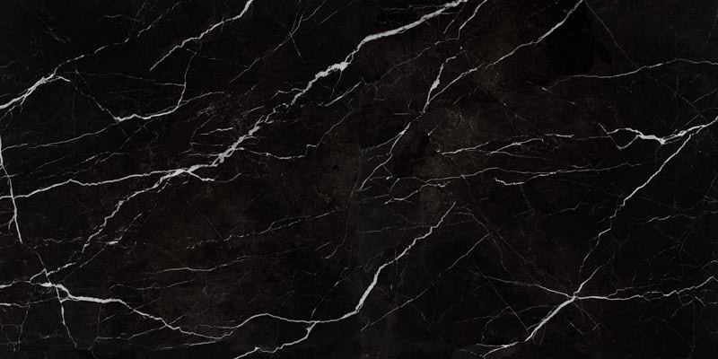 Losas de piedra sinterizada Nero Marquina 3200x1600x12mm