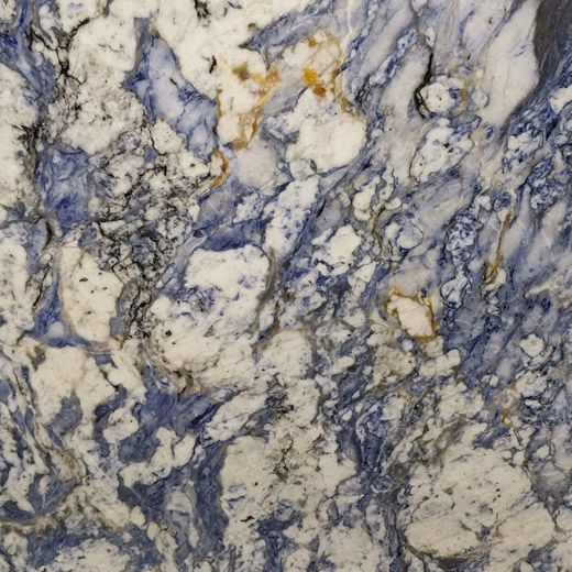 Tamaño grande de la encimera de la cocina de la antiarañazos del granito azul o tapa de piedra modificada para requisitos particulares
