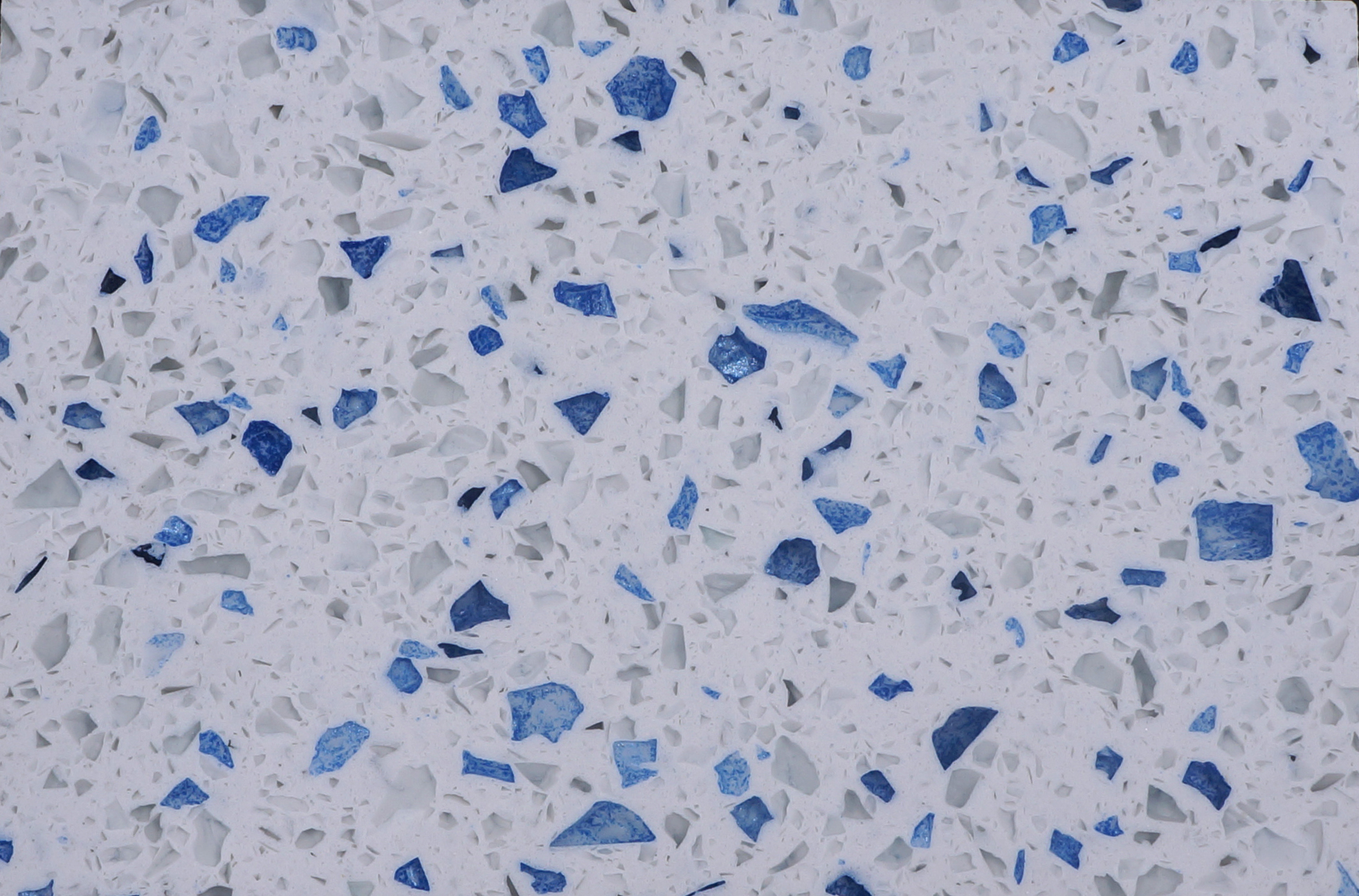 RSC 107 Piedra de cuarzo diamante azul
