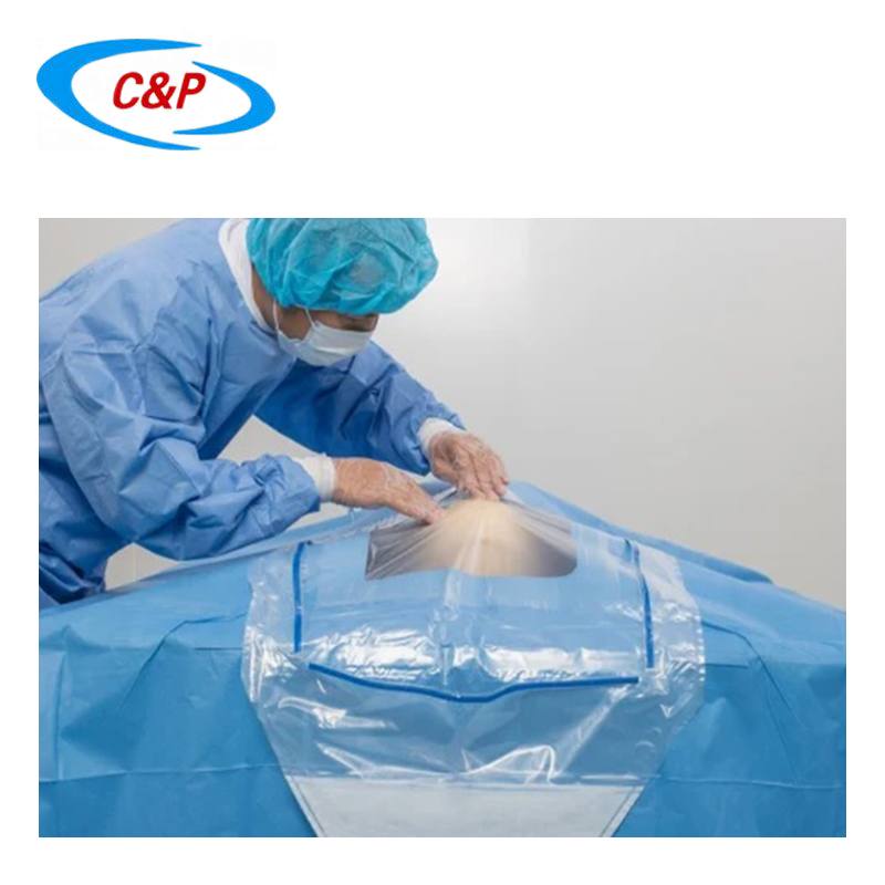 Paquete de cortina de cirugía craneal neuro desechable estándar CE ISO

