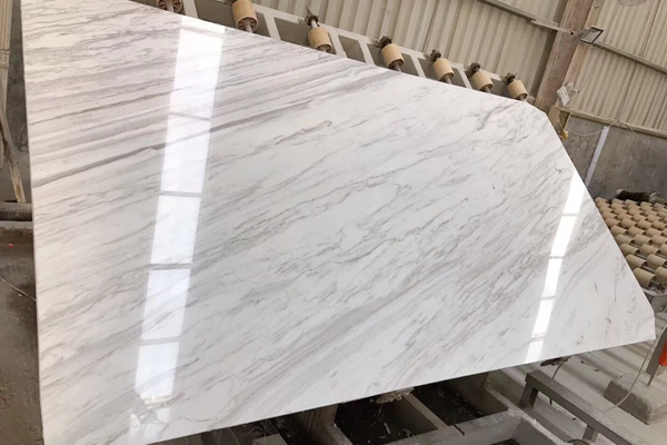 bonita piedra natural de mármol blanco
