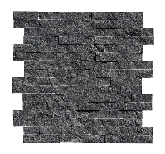 RSC 2426 piedra cultural de mármol negro para pared
