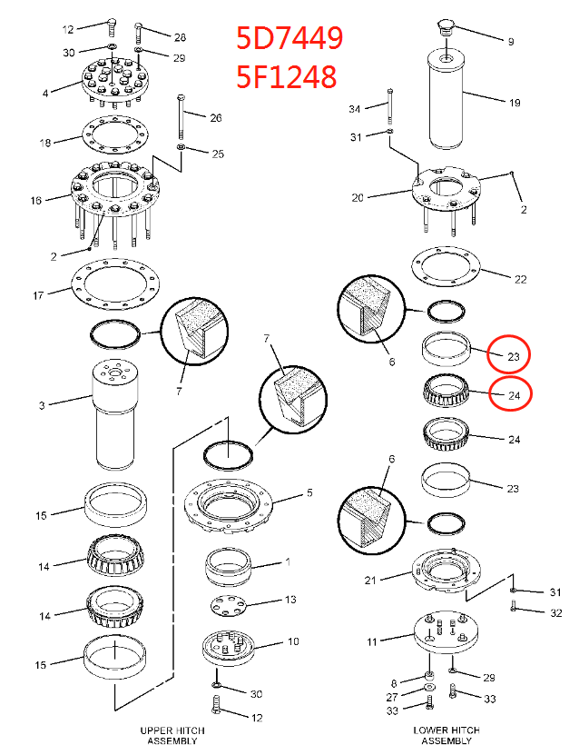 PIEZAS de oruga