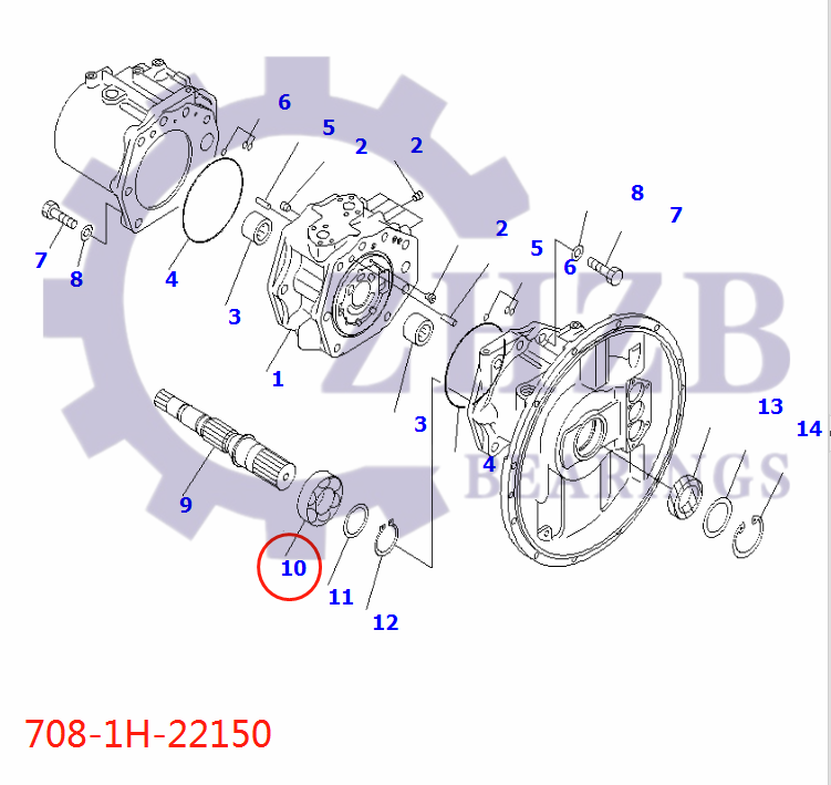 PARTES komatsu