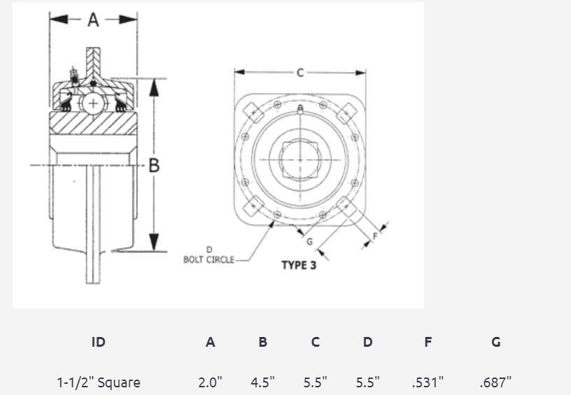 Cojinetes de grada de discos FD211RM