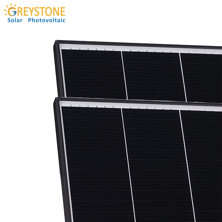 Panel solar de módulo solar con tejas de 375 W completamente negro
