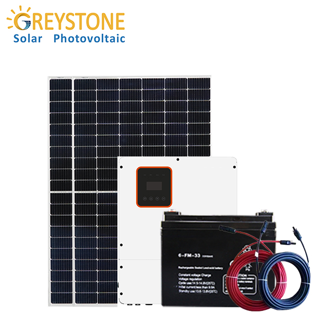 Sistema de energía solar híbrido profesional de 10kw para uso doméstico

