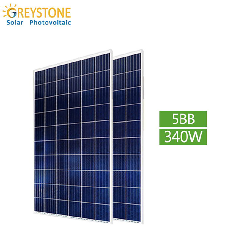 Panel solar monocristalino Greystone de 158 mm
