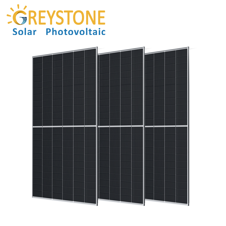Paneles solares monocristalinos de gran eficiencia energética de 655W
