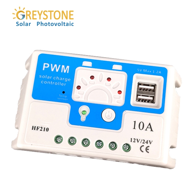 Modos de control de carga múltiple de Greystone Controlador solar PWM
