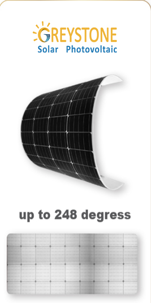 Panel solar flexible de 300 vatios