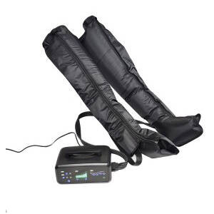 Sistema de terapia de masaje de presión de pie personalizado botas de recuperación deportiva masajeador de piernas de compresión de aire
