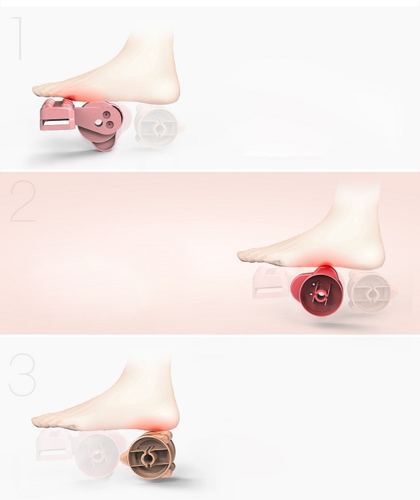 Masaje de pies de circulación sanguínea