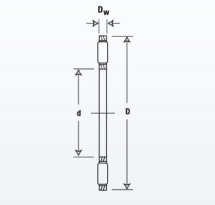 NTA-3244 Tamaño del rodamiento