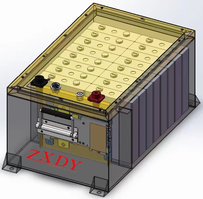 Carretilla elevadora personalizada Robot Batería de litio Litio Hierro Fosfato 48V80AH